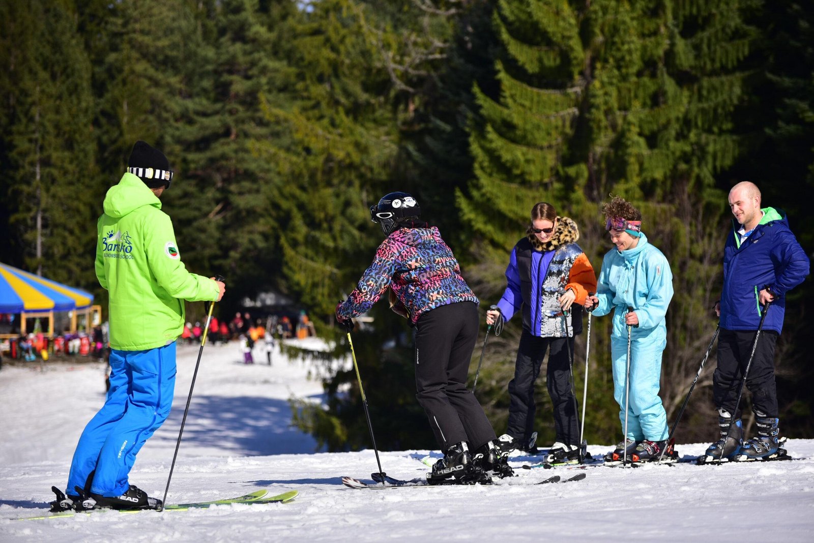 Snomads ski lessons Bansko