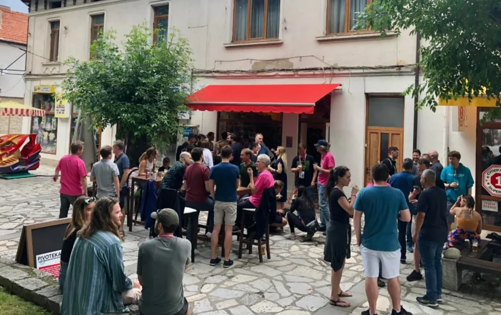 Beer Tasting at Pivoteka