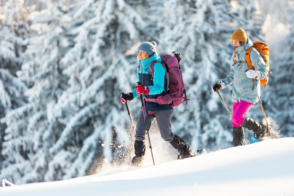 Snowshoeing