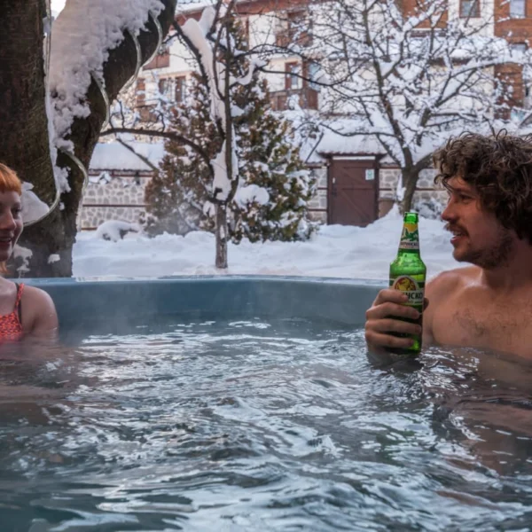 Chalet hot tub
